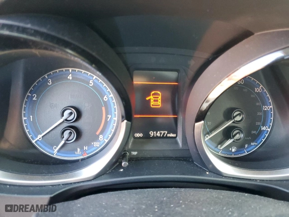 2016 Toyota Corolla L with VIN 2T1BURHE4GC634820, listed as a Copart auction lot 46840695 with 91,477 mi miles and Salvage Title. Bid and sale history available at carsss.com. Image 9.