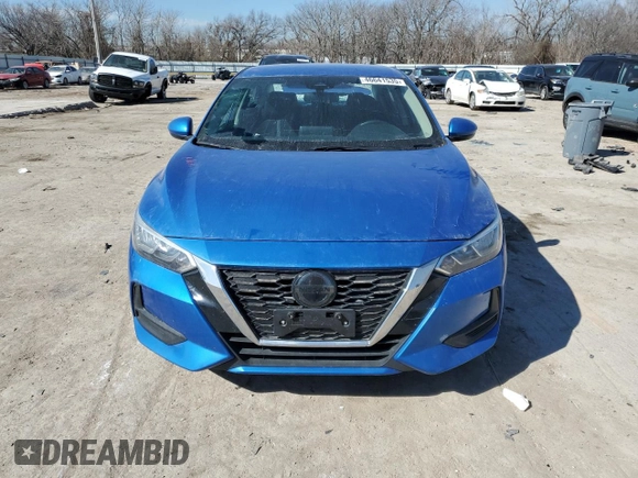 2021 Nissan Sentra SV with VIN 3N1AB8CV1MY238913, listed as a Copart auction lot 46641535 with 83,236 mi miles and Salvage Title. Bid and sale history available at carsss.com. Image 5.