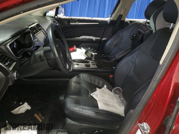 2017 Ford Fusion Titanium with VIN 3FA6P0K97HR154899, listed as a Copart auction lot 44807945 with 0 mi miles and Salvage Title. Bid and sale history available at carsss.com. Image 7.