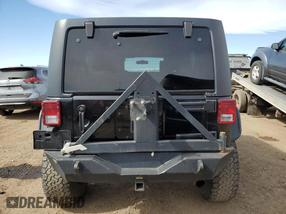 2008 Jeep Wrangler Unlimited Rubicon with VIN 1J4GA69108L501632, listed as a Copart auction lot 48742355 with 156,766 mi miles and Salvage Title. Bid and sale history available at carsss.com. Image 6.