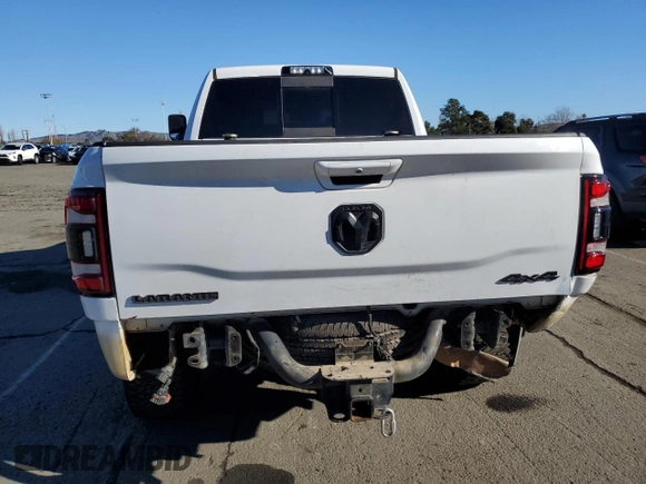 2020 Ram 2500 Laramie with VIN 3C6UR5NL6LG171866, listed as a Copart auction lot 86912404 with 133,719 mi miles and Salvage Title. Bid and sale history available at carsss.com. Image 6.