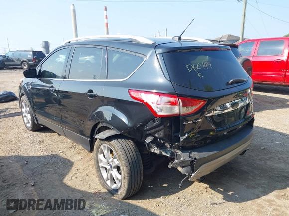 2014 Ford Escape Titanium with VIN 1FMCU9J93EUD60149, listed as a IAAI auction lot 39837388 with 154,880 mi miles. Bid and sale history available at carsss.com. Image 3.