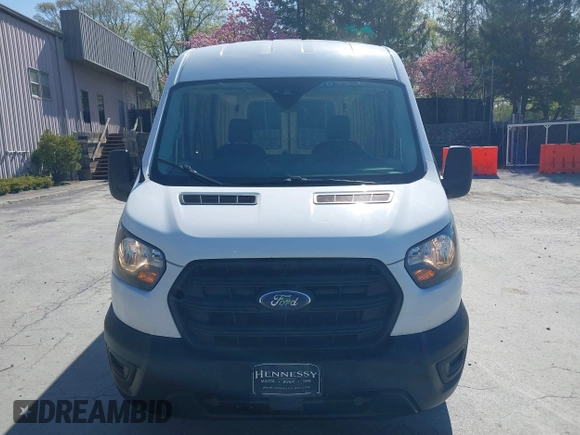 2020 Ford Transit Cargo with VIN 1FTBR1C85LKA60760, listed as a IAAI auction lot 42150857 with 52,548 mi miles. Bid and sale history available at carsss.com. Image 12.