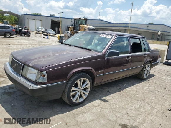1989 Volvo 760 with VIN YV1GA8748K0068031, listed as a Copart auction lot 62872354 with 162,923 mi miles and Clean title. Bid and sale history available at DreamBid. Image 1.
