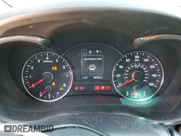 2017 Kia Forte LX with VIN KNAFK5A81H5698815, listed as a Copart auction lot 70346154 with 96,945 mi miles and Salvage Title. Bid and sale history available at carsss.com. Image 9.