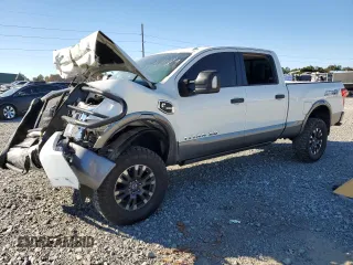 2018 Nissan Titan XD PRO-4X with VIN 1N6BA1F40JN539063, listed as a Copart auction lot 75825304 with 0 mi miles and Salvage Title. Bid and sale history available at carsss.com. Image 1.