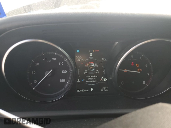 2019 Land Rover Discovery SE with VIN SALRG2RV8K2402359, listed as a Copart auction lot 74765034 with 62,060 mi miles and Salvage Title. Bid and sale history available at carsss.com. Image 9.