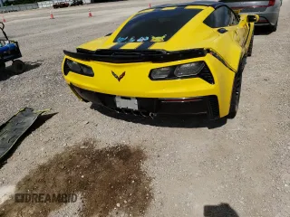 2018 Chevrolet Corvette Z06 1LZ with VIN 1G1YP2D62J5600301, listed as a Copart auction lot 64827244 with 41,767 mi miles and Salvage Title. Bid and sale history available at carsss.com. Image 10.