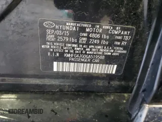 2016 Hyundai Azera с VIN KMHFG4JG0GA519588, выставлен на аукционе Copart как лот 57359695 с пробегом 143 131 миль миль и На запчасти • Non repairable. История ставок и продаж доступна на DreamBid. Изображение 13.