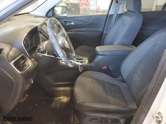 2023 Chevrolet Equinox LT with VIN 3GNAXUEG2PL102630, listed as a Copart auction lot 45298255 with 61,314 mi miles and Salvage Title. Bid and sale history available at carsss.com. Image 7.