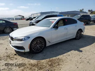 2020 BMW 5 Series 530i with VIN WBAJR3C03LWW70633, listed as a Copart auction lot 50644485 with 88,062 mi miles and Salvage Title. Bid and sale history available at carsss.com. Image 1.