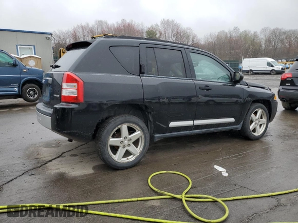 2007 Jeep Compass Limited with VIN 1J8FF57W57D286312, listed as a Copart auction lot 52207175 with 150,780 mi miles and Salvage Title. Bid and sale history available at carsss.com. Image 3.