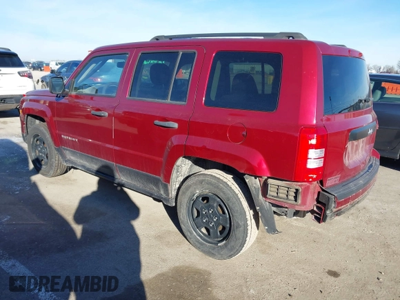 2017 Jeep Patriot Sport z VIN 1C4NJPBA4HD209814, wystawiony jako IAAI lot #41581964 z przebiegiem 56 398 mil mil oraz . Historia ofert i sprzedaży dostępna na DreamBid. Obrazek 3.