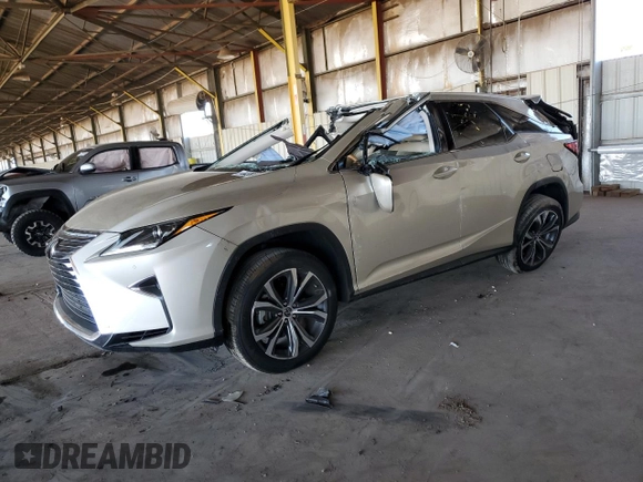 2018 Lexus RX with VIN JTJGZKCA9J2002823, listed as a Copart auction lot 44383845 with 0 mi miles and Salvage Title. Bid and sale history available at carsss.com. Image 1.