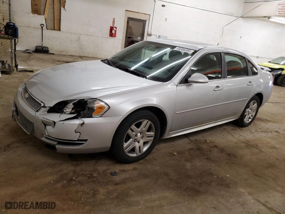 2012 Chevrolet Impala LT Fleet with VIN 2G1WG5E35C1202971, listed as a Copart auction lot 49386385 with 142,814 mi miles and Salvage Title. Bid and sale history available at carsss.com. Image 1.