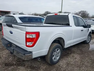 2023 Ford F-150 XL with VIN 1FTEX1CB3PKE18703, listed as a IAAI auction lot 41574200 with 38,077 mi miles and . Bid and sale history available at DreamBid. Image 4.