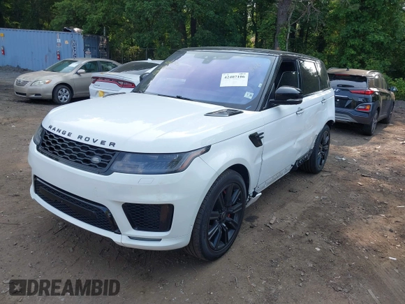 2021 Land Rover Range Rover Sport HST with VIN SALWS2RU9MA758563, listed as a IAAI auction lot 42407106 with 45,948 mi miles and . Bid and sale history available at DreamBid. Image 18.
