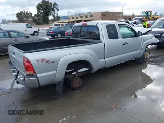 2005 Toyota Tacoma with VIN 5TEUU42NX5Z141199, listed as a IAAI auction lot 41569320 with 221,353 mi miles and . Bid and sale history available at DreamBid. Image 4.