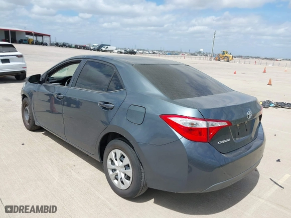 2016 Toyota Corolla L with VIN 5YFBURHE9GP376830, listed as a IAAI auction lot 41809480 with 106,922 mi miles. Bid and sale history available at carsss.com. Image 3.