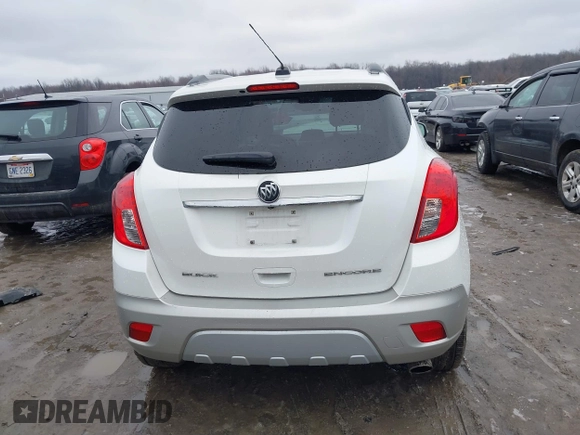2016 Buick Encore Leather with VIN KL4CJCSB4GB649349, listed as a IAAI auction lot 41485324 with 124,764 mi miles and . Bid and sale history available at DreamBid. Image 17.