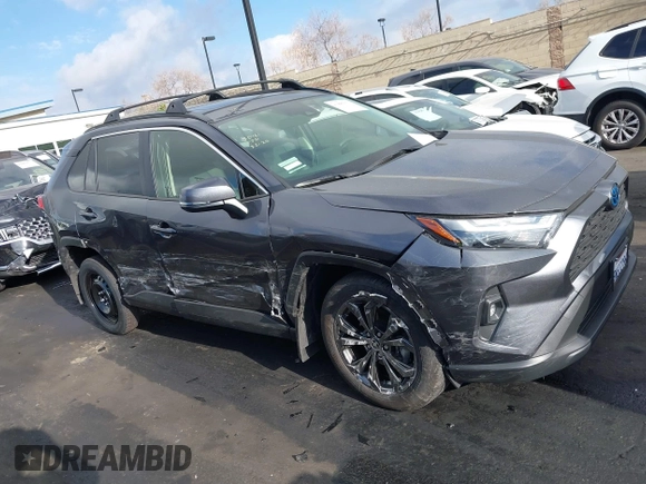 2024 Toyota RAV4 Hybrid XLE Premium with VIN JTMB6RFV2RD138594, listed as a IAAI auction lot 41885310 with 12,330 mi miles. Bid and sale history available at carsss.com. Image 14.