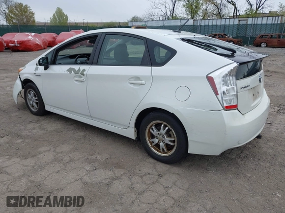 2010 Toyota Prius II with VIN JTDKN3DU8A0045441, listed as a IAAI auction lot 41999553 with 183,103 mi miles. Bid and sale history available at carsss.com. Image 3.