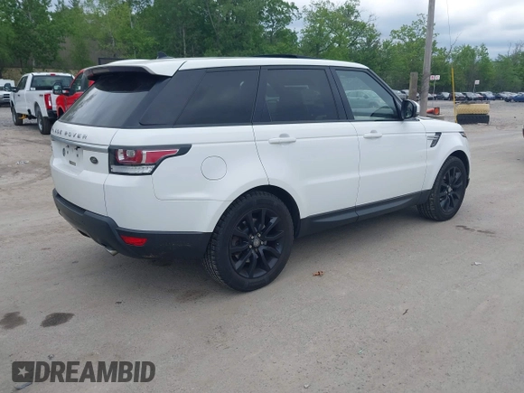 2016 Land Rover Range Rover Sport HSE with VIN SALWR2KF6GA566447, listed as a IAAI auction lot 42342391 with 123,309 mi miles and . Bid and sale history available at DreamBid. Image 4.
