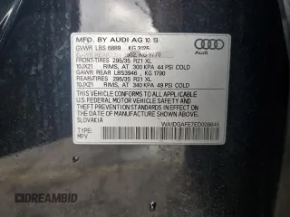 2014 Audi Q7 3.0T S line Prestige with VIN WA1DGAFE7ED008645, listed as a Copart auction lot 48963605 with 32,602 mi miles and Salvage Title. Bid and sale history available at carsss.com. Image 13.
