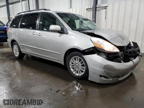 2010 Toyota Sienna XLE with VIN 5TDYK4CC0AS309461, listed as a Copart auction lot 80645244 with 153,898 mi miles and Salvage Title. Bid and sale history available at carsss.com. Image 4.