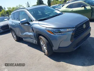 2022 Toyota Corolla Cross LE with VIN 7MUCAAAGXNV030693, listed as a IAAI auction lot 42355241 with 36,796 mi miles and . Bid and sale history available at DreamBid. Image 1.