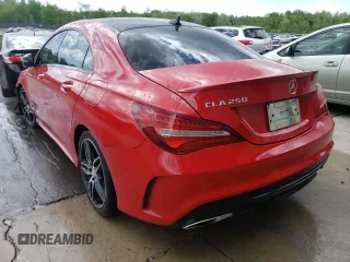 2017 Mercedes-Benz CLA 250 with VIN WDDSJ4GBXHN500370, listed as a Copart auction lot 45715552 with 46,798 mi miles and . Bid and sale history available at DreamBid. Image 3.