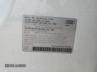 2015 Audi Q5 Premium with VIN WA1CFAFP4FA055408, listed as a Copart auction lot 46178235 with 90,187 mi miles and Salvage Title. Bid and sale history available at carsss.com. Image 12.