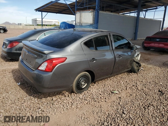 2019 Nissan Versa SV with VIN 3N1CN7AP5KL874372, listed as a Copart auction lot 57819925 with 43,937 mi miles and Salvage title. Bid and sale history available at DreamBid. Image 3.