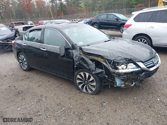 2015 Honda Accord Hybrid Touring with VIN 1HGCR6F76FA000955, listed as a IAAI auction lot 40700754 with NaN miles. Bid and sale history available at carsss.com. Image 1.