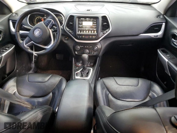 2018 Jeep Cherokee Overland with VIN 1C4PJMJX4JD622920, listed as a Copart auction lot 42170485 with 74,335 mi miles and Salvage title. Bid and sale history available at DreamBid. Image 8.