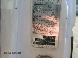 1987 Nissan Hardbody E z VIN JN6ND11S4HW011430, wystawiony jako Copart lot #81785214 z przebiegiem 334 566 mil mil oraz Tytuł czysty. Historia ofert i sprzedaży dostępna na DreamBid. Obrazek 12.
