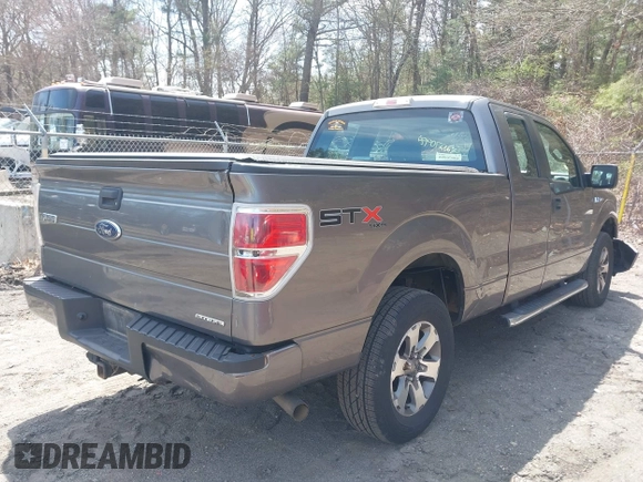 2013 Ford F-150 XL with VIN 1FTFX1EFXDFD87216, listed as a IAAI auction lot 42070988 with 153,676 mi miles. Bid and sale history available at carsss.com. Image 4.