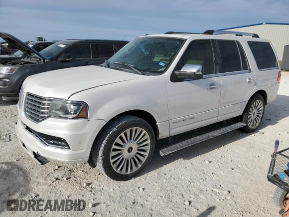 2015 Lincoln Navigator z VIN 5LMJJ2HT1FEJ08207, wystawiony jako Copart lot #49405515 z przebiegiem 283 073 mil mil oraz Szkoda całkowita • Salvage title. Historia ofert i sprzedaży dostępna na DreamBid. Obrazek 1.