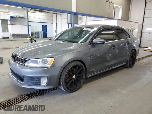 2013 Volkswagen Jetta GLI Autobahn with VIN 3VW4A7AJ7DM234635, listed as a Copart auction lot 53502205 with 160,441 mi miles and Salvage Title. Bid and sale history available at DreamBid. Image 1.
