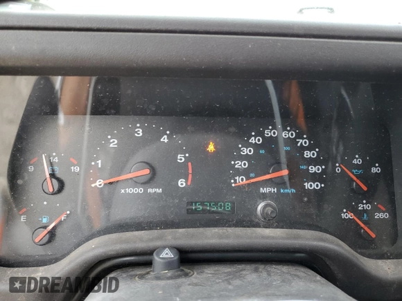 2002 Jeep Wrangler Sport with VIN 1J4FA49S32P733909, listed as a Copart auction lot 72776204 with 157,508 mi miles and Non Repairable. Bid and sale history available at carsss.com. Image 9.