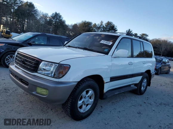 1999 Toyota Land Cruiser with VIN JT3HT05J5X0043565, listed as a Copart auction lot 41619535 with 201,472 mi miles and Clean Title. Bid and sale history available at carsss.com. Image 1.