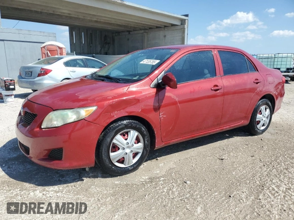 2009 Toyota Corolla with VIN 1NXBU40EX9Z009936, listed as a Copart auction lot 47135755 with 191,867 mi miles and Salvage Title. Bid and sale history available at carsss.com. Image 1.