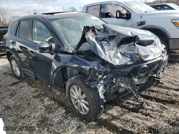2013 Mazda CX-5 Touring with VIN JM3KE2CE2D0102202, listed as a Copart auction lot 83104084 with 0 mi miles and Salvage Title. Bid and sale history available at carsss.com. Image 4.