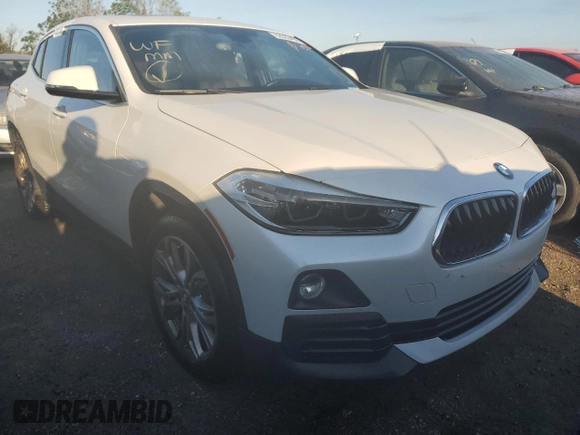 2018 BMW X2 xDrive28i with VIN WBXYJ5C31JEF71056, listed as a Copart auction lot 62033492 with 55,117 mi miles. Bid and sale history available at carsss.com. Image 1.