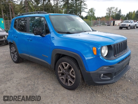 2015 Jeep Renegade Latitude with VIN ZACCJABT4FPC09722, listed as a IAAI auction lot 42056727 with 234,084 mi miles and . Bid and sale history available at DreamBid. Image 1.