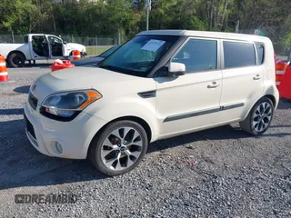 2013 Kia Soul + with VIN KNDJT2A6XD7488235, listed as a IAAI auction lot 42115372 with 156,256 mi miles and . Bid and sale history available at DreamBid. Image 2.