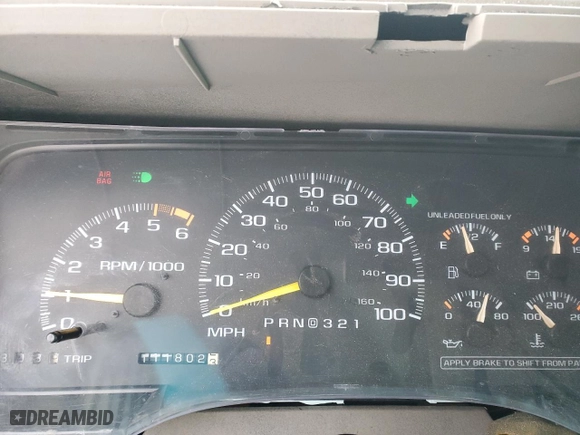 1996 Chevrolet Tahoe with VIN 1GNEK13R9TJ335411, listed as a Copart auction lot 87663725 with 111,802 mi miles and Salvage Title. Bid and sale history available at carsss.com. Image 9.