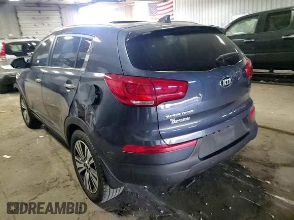 2016 Kia Sportage EX with VIN KNDPC3AC3G7816461, listed as a Copart auction lot 56691275 with 122,520 mi miles and Non repairable. Bid and sale history available at DreamBid. Image 14.