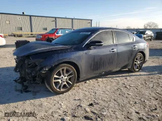 2010 Nissan Maxima 3.5 SV w/Premium Pkg with VIN 1N4AA5AP4AC843747, listed as a Copart auction lot 46432235 with 0 mi miles and Salvage Title. Bid and sale history available at carsss.com. Image 1.