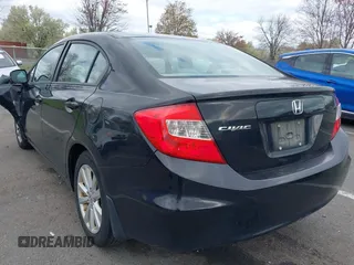 2012 Honda Civic EX with VIN 19XFB2F86CE341668, listed as a IAAI auction lot 42013980 with 187,425 mi miles and . Bid and sale history available at DreamBid. Image 3.
